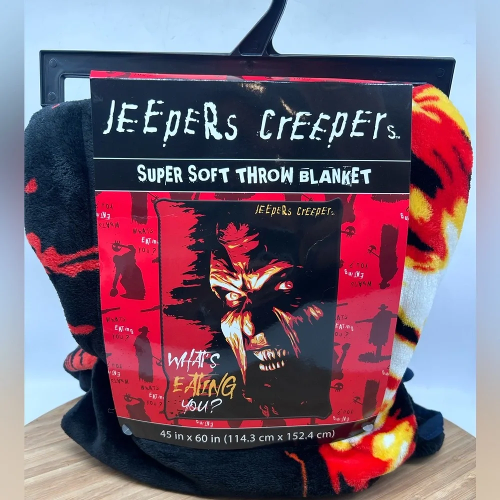 Jeepers Creepers Plush Throw Blanket Spirit Halloween‎ Horror Whats Eating You